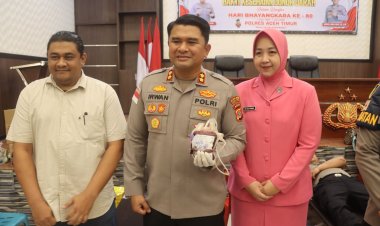 Hari Bhayangkara ke-80, Polres Aceh Timur Kumpulkan 88 Kantong Darah