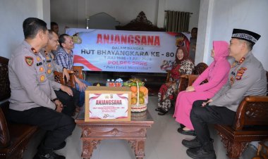 Polres Pidie Gelar Anjangsana, Pererat Silaturahmi dengan Purnawirawan, Warakawuri dan Personel Sakit