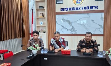 Kantah Kota Metro Ikuti Zoom Meeting Coaching Clinic Penajaman Indikator Kinerja Kegiatan Daerah