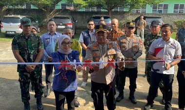 Sambut Hari Bhayangkara ke-80, Polres Way Kanan Resmikan Kampung Sriwijaya sebagai Kampung Bebas Narkoba