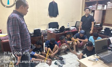 Sat Reskrim Polres Langsa Ungkap Dugaan Pencurian Granit RS Regional, Kerugian Ditaksir Rp1,5 Miliar