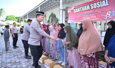 Polres Pidie Gelar Bakti Sosial dan Bakti Religi, Salurkan Bantuan untuk Masyarakat dan Masjid