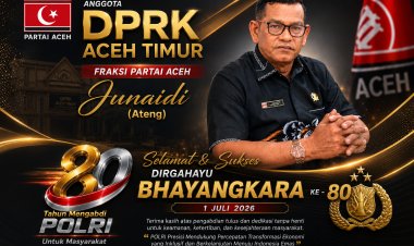 Hari Bhayangkara ke-80, Junaidi (Ateng) Apresiasi Pengabdian Polri dan Perkuat Sinergi