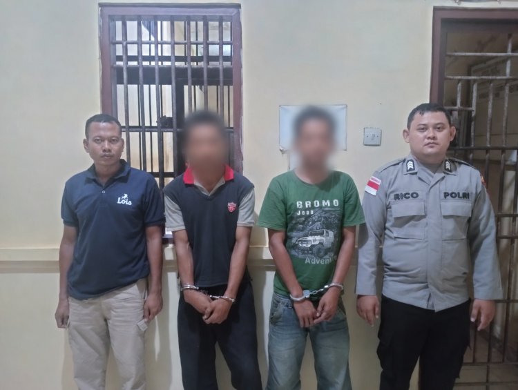 Kurang dari 24 Jam, Polisi Ringkus Dua Pencuri Kabel PLN di Aceh Tamiang
