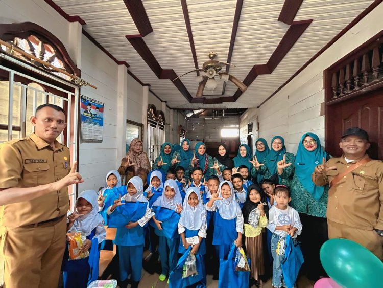 Kunjungi Telaga Tujoh, Ny. Devi Sentana Perkuat Pendidikan Anak Usia Dini
