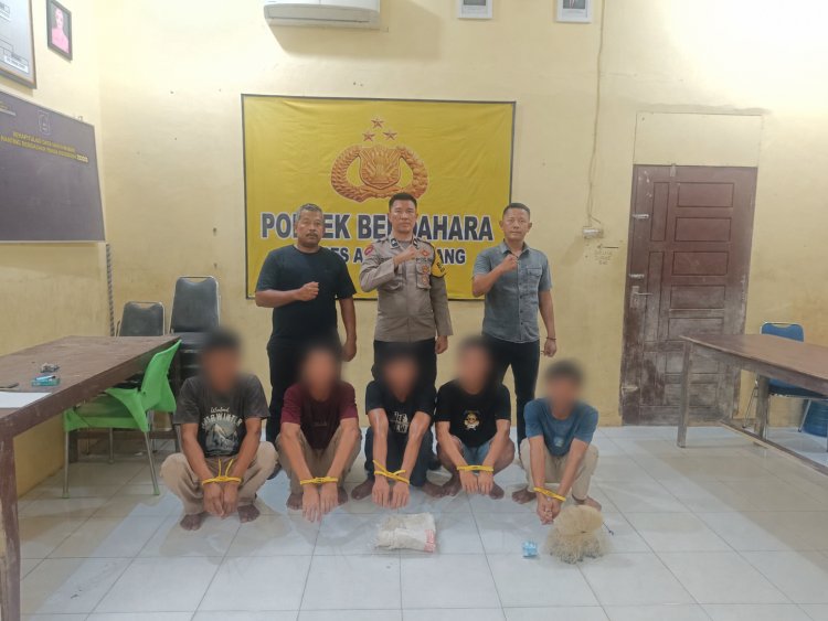 Lima Terduga Pelaku Pencurian Udang di Banda Mulia Diamankan Polisi