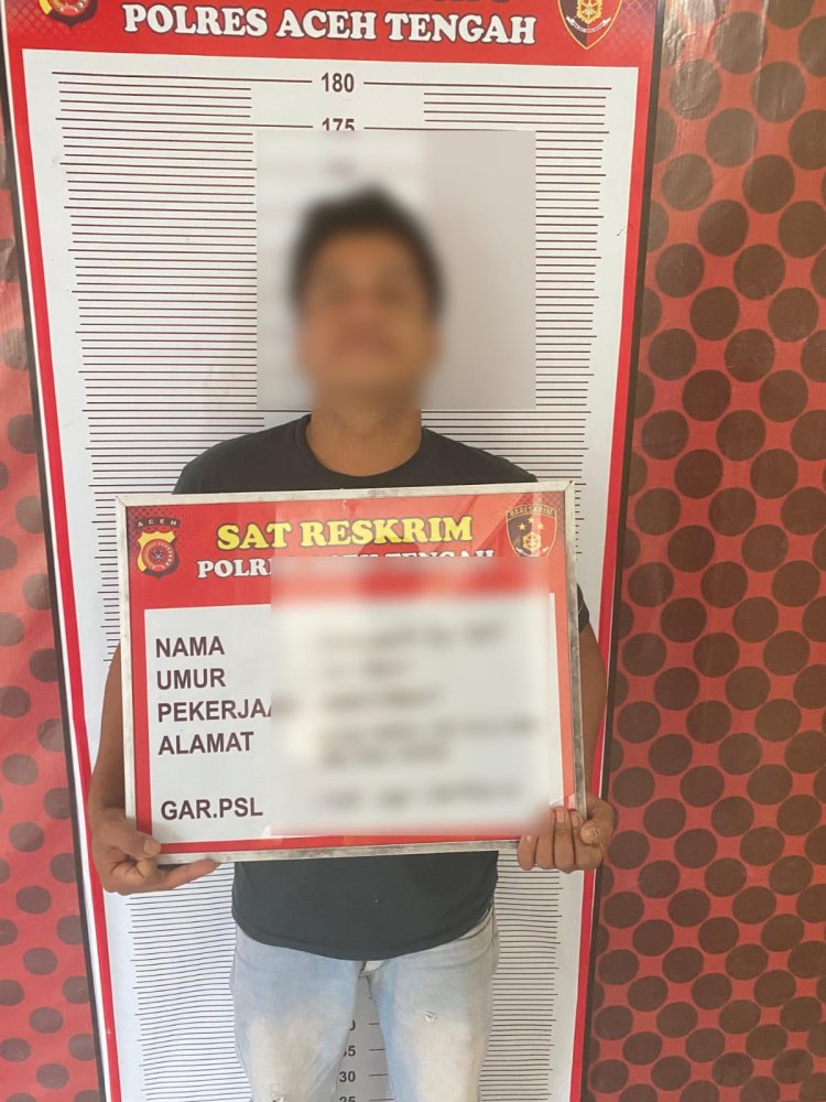 Teror Korban dengan Parang, Pelaku Berhasil Diamankan Sat Reskrim Polres Aceh Tengah