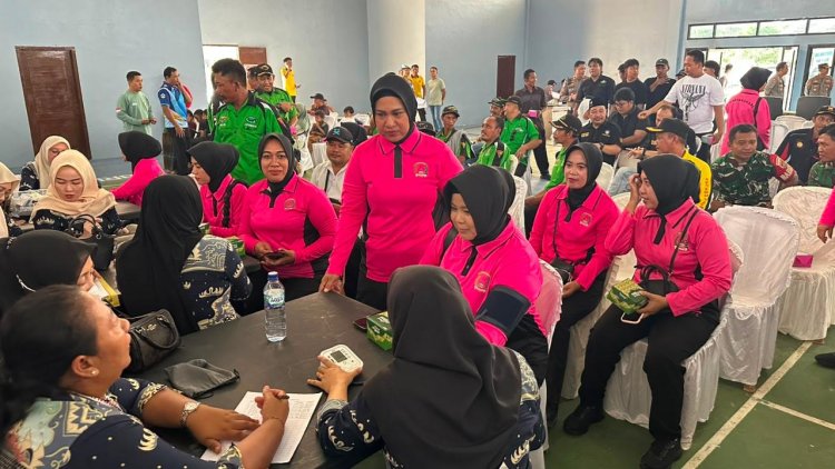 Sambut Hari Bhayangkara ke-80, Polres Way Kanan Gelar Bakti Kesehatan Donor Darah dan Sunat Massal