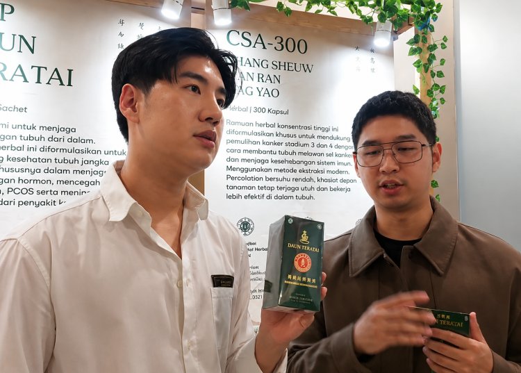 WARISI ESTAFET PT DAUN TERATAI, JASON DAN DAVE STANLEY GARAP PASAR HERBAL GENERASI KEDUA