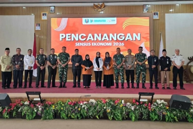 Dandim 0427/Way Kanan Hadiri Pencanangan Sensus Ekonomi 2026, Wujud Dukungan Pembangunan Berbasis Data