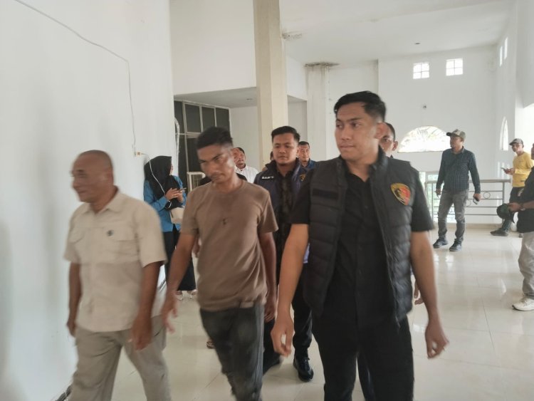 Tim URC Sat Reskrim Polres Aceh Tamiang Tangkap Pelaku Pengancaman di Kantor DPRK