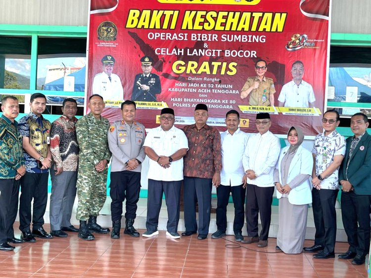Senyum Baru untuk Aceh Tenggara: Operasi Bibir Sumbing Gratis Meriahkan HUT ke-52 dan Hari Bhayangkara ke-80
