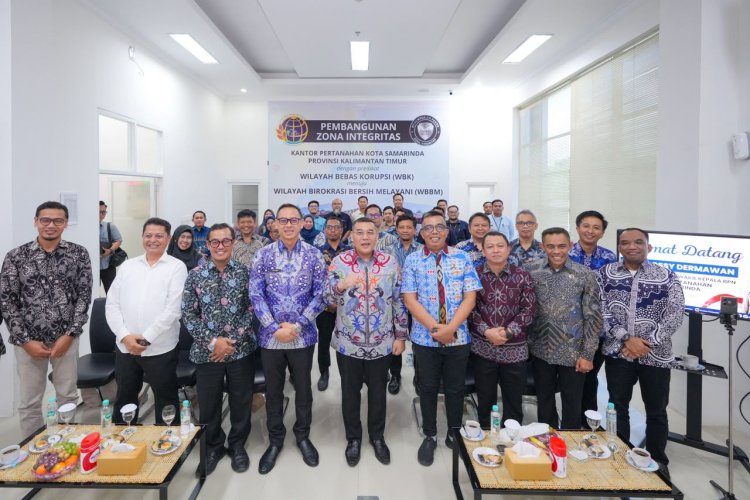 Berikan Pengarahan di Kantah Kota Samarinda, Wamen Ossy: ATR/BPN Harus Jadi Solusi Atas Pembangunan di Kalimantan Timur