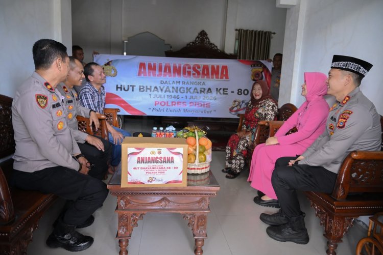 Polres Pidie Gelar Anjangsana, Pererat Silaturahmi dengan Purnawirawan, Warakawuri dan Personel Sakit