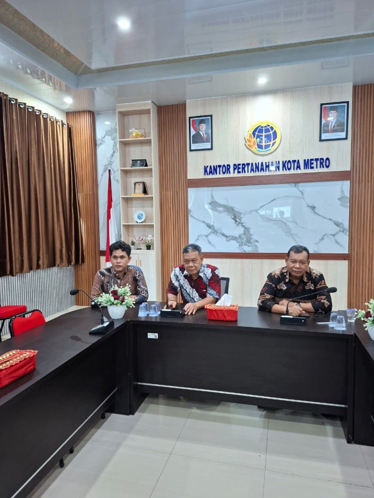 Kantah Kota Metro Ikuti Zoom Meeting Coaching Clinic Penajaman Indikator Kinerja Kegiatan Daerah