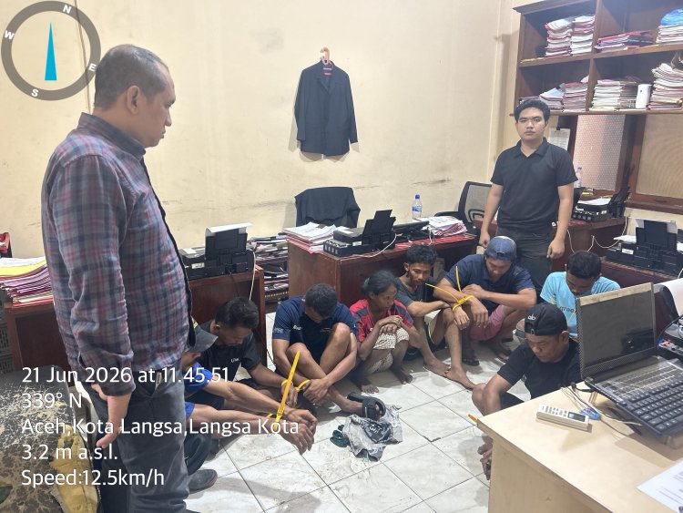 Sat Reskrim Polres Langsa Ungkap Dugaan Pencurian Granit RS Regional, Kerugian Ditaksir Rp1,5 Miliar