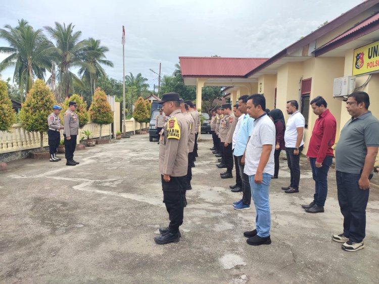 Pimpin Apel Perdana, IPTU Hendra Kurniawan Ajak Personel Tingkatkan Disiplin dan Pelayanan Prima
