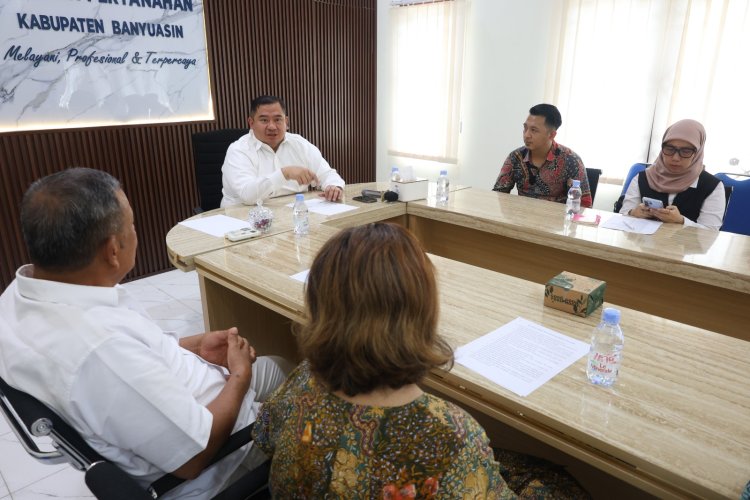 Perkuat Sinergi Pelayanan Pertanahan, PPAT Banyuasin Audiensi dengan Kantor Pertanahan Kabupaten Banyuasin