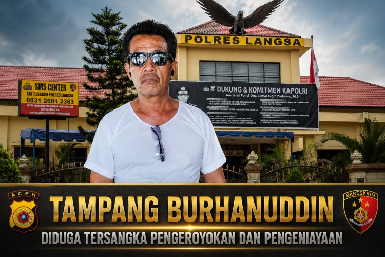 Korban Pengeroyokan Desak Polres Langsa Segera Tangkap Burhanuddin Mantan  Residivis dan Ridho, Diduga Hendak Kabur