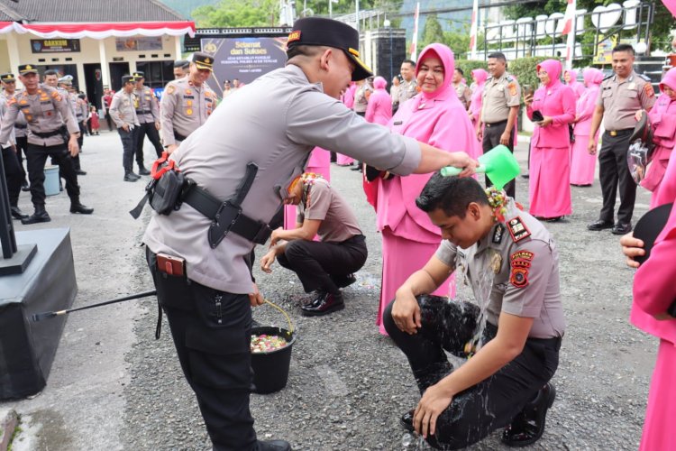 86 Personel Polres Aceh Tengah Naik Pangkat, Kapolres: Tingkatkan Kinerja dan Pelayanan Prima