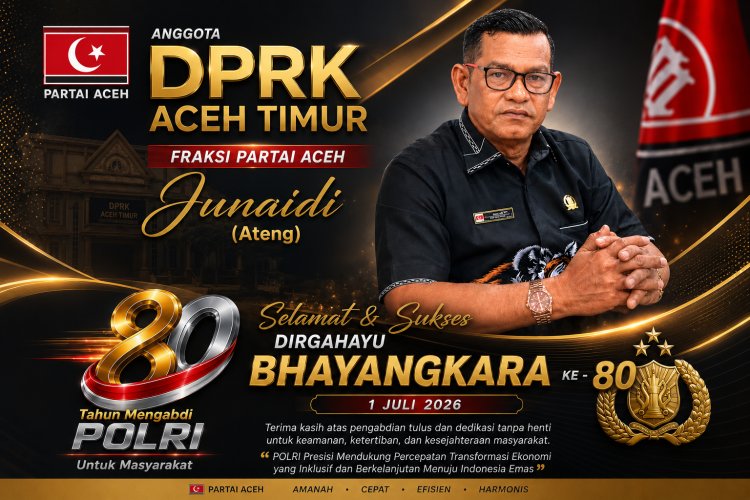 Hari Bhayangkara ke-80, Junaidi (Ateng) Apresiasi Pengabdian Polri dan Perkuat Sinergi