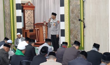 Safari Subuh, Kabag Ren Polres Aceh Tengah Ajak Orang Tua Awasi Anak dan Bijak Bermedia Sosial