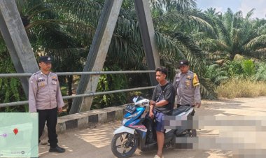 Antisipasi C3 dan Kejahatan Jalanan, Personel Polsek Rebang Tangkas Gelar Patroli Siang Presisi