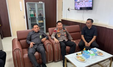 Kapolres Pidie Jaya Jalin Silaturahmi dengan Ketua Pengadilan Negeri Meureudu, Perkuat Sinergitas Penegakan Hukum