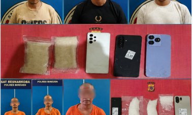 Polres Bireuen Gempur Peredaran Sabu, 6 Pengedar Dibekuk dalam Operasi Beruntun