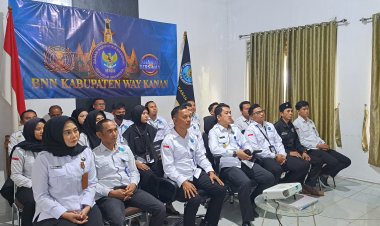 DPC Y.GANN Way Kanan Aktif Berpartisipasi Melalui Zoom dalam Kegiatan HANI BNNK Way Kanan   