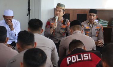 Kapolres Pidie Jaya Pimpin Binrohtal, Tekankan Disiplin Ibadah, Etika Personel, dan Jauhi Narkoba