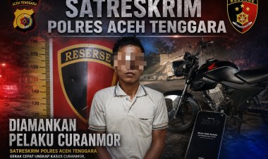 Gerak Cepat Tim URC Polres Aceh Tenggara Berbuah Hasil, Pelaku Curas 7 TKP Berhasil Diringkus