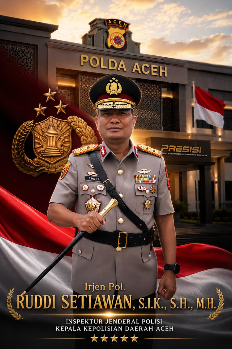 Kapolri Lantik Irjen Pol. Ruddi Setiawan sebagai Kapolda Aceh