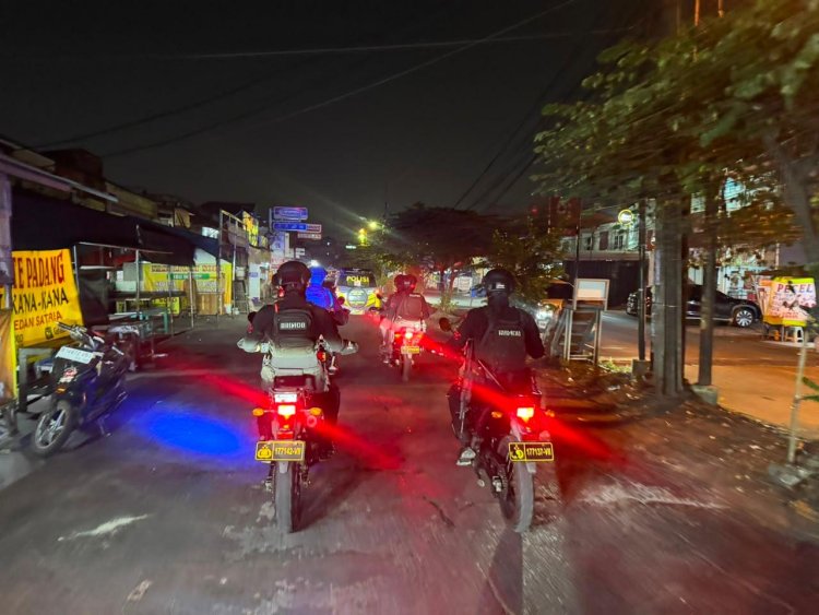 Patmob D 73 Batalyon D Pelopor Intensifkan Patroli Gabungan Cegah Tawuran dan Balap Liar di Kota Bekasi