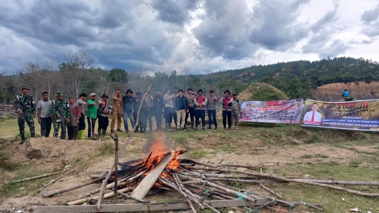 Cegah Tambang Emas Ilegal, TNI-Polri dan Satpol PP Aceh Tengah Turun Langsung ke Sungai Jambo Aye