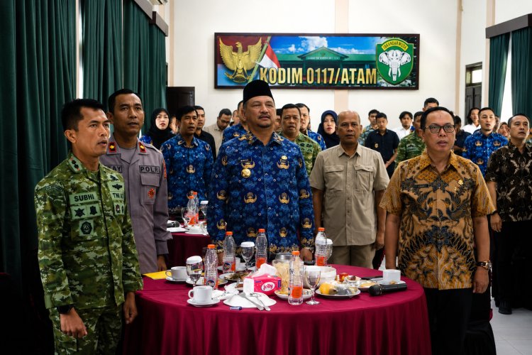 Kodim 0117/Aceh Tamiang Laksanakan Kegiatan Rapat Koordinasi Pimpinan Daerah (Forkopimda) Tahun 2026