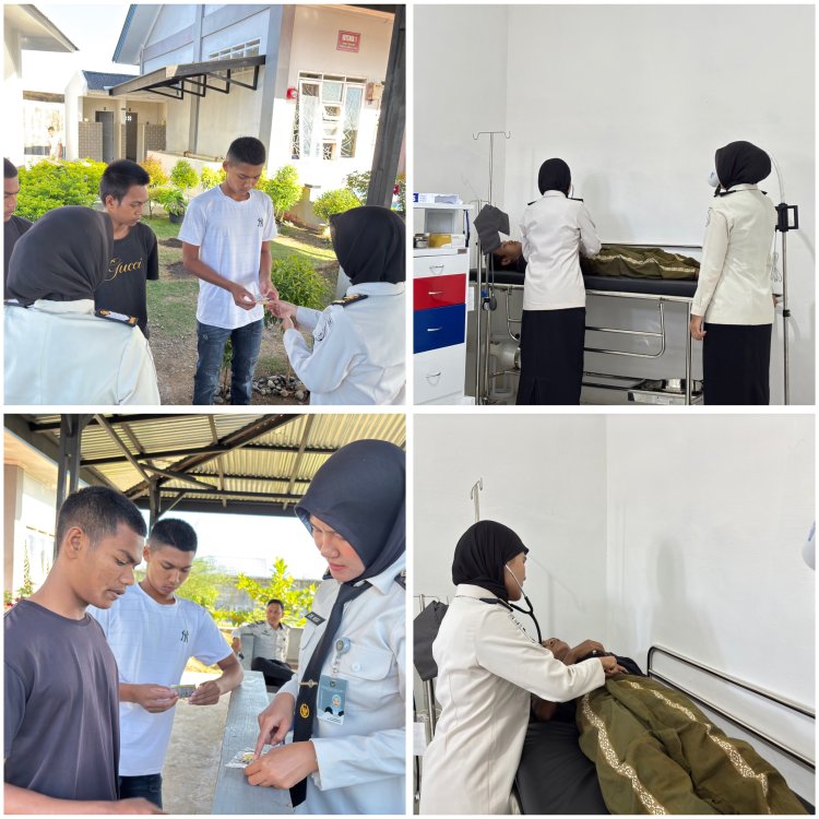 Pastikan Hak Kesehatan ABP Terpenuhi, LPKA Banda Aceh Gelar Pemeriksaan Medis Rutin