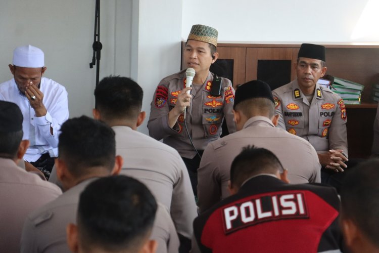 Kapolres Pidie Jaya Pimpin Binrohtal, Tekankan Disiplin Ibadah, Etika Personel, dan Jauhi Narkoba