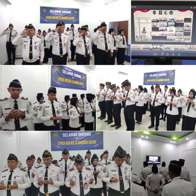 LPKA Banda Aceh Ikuti Apel Bersama Kementerian, Tegaskan Komitmen Penegakan Hak-Hak Dasar Anak