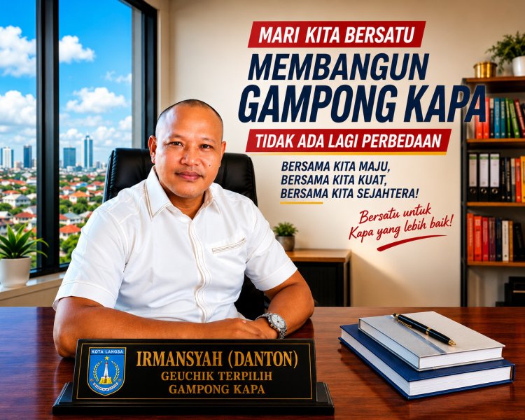 Danton Ajak Warga Bersatu, Bangun Gampong Kapa Tanpa Perbedaan