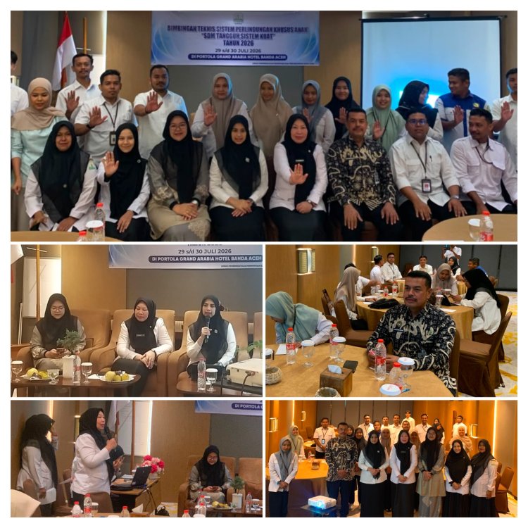 Perkuat Perlindungan Anak Berhadapan dengan Hukum, LPKA Banda Aceh Ikuti Bimtek DP3A Aceh