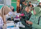 Rangkaian HUT Kodam XXI/RI: Kodim 0427/Way Kanan Gelar Bakti Kesehatan Gratis Bersama Puskesmas Blambangan Umpu   