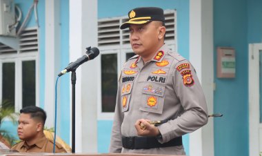 Jadi Pembina Upacara di SMAN 1 Kutacane, Kapolres Ajak Pelajar Raih Cita-Cita dan Jauhi Narkoba
