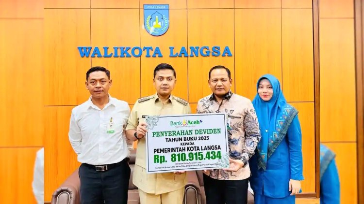 Bank Aceh Syariah Perkuat Komitmen untuk Langsa, Dividen Rp810,9 Juta dan Zakat Rp400 Juta Disalurkan