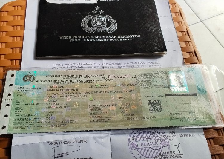 Dugaan Pungli di Samsat Bogor Kota, Oknum Anggota Minta Rp.750 Ribu Untuk Penerbitan STNK Hilang