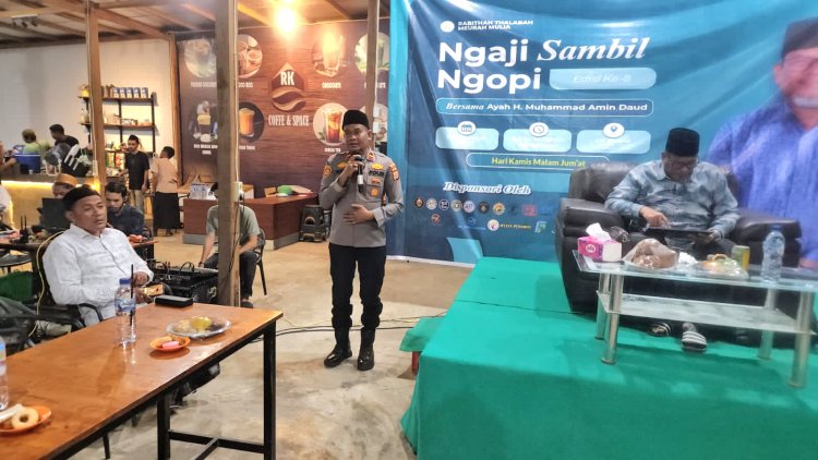 Kapolsek Meurah Mulia Apresiasi Ngaji Sambil Ngopi RATHALIA yang Bahas Gugat Cerai Sesuai Syariat Islam