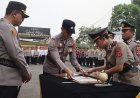 Polres Sukabumi Kota Gelar Sertijab Pejabat Utama dan Kapolsek Jajaran