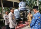 Kapolres Bener Meriah Cek Pembangunan Polytank Program Bhayangkari Peduli di Samar Kilang