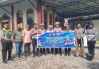 Bakti Sosial HUT Lalu Lintas ke-71, Satlantas Polres Nagan Raya Bersihkan Masjid Al Ikhlas