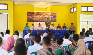 TIM MABES TNI GELAR PENYULUHAN PENCEGAHAN KARHUTLA, 100 PERWAKILAN KAMPUNG HADIR DI WAY TUBA
